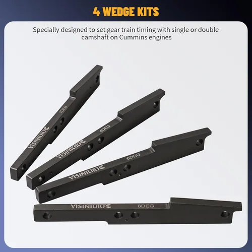 Miniatura 3 de 3163021 Kit de herramientas de sincronización de leva, herramienta de ajuste de freno de motor, 0.276 in para todos los motores Cummins ISX QSX