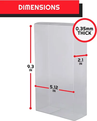 Miniatura 4 de EVORETRO Protector de figura de acción – Paquete de 10 – Compatible con figuras de 6 pulgadas de la serie negra de Star Wars, funda de plástico PET
