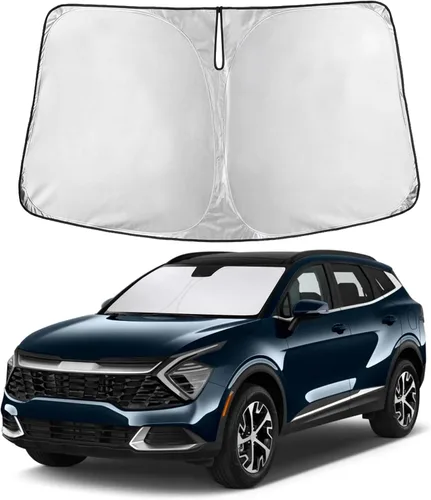Miniatura 29 de Autovir Parasol para parabrisas Rivian R1S 2022-2024 2025 2026, parasol para ventana delantera, protección UV, bloqueador de calor, accesorios