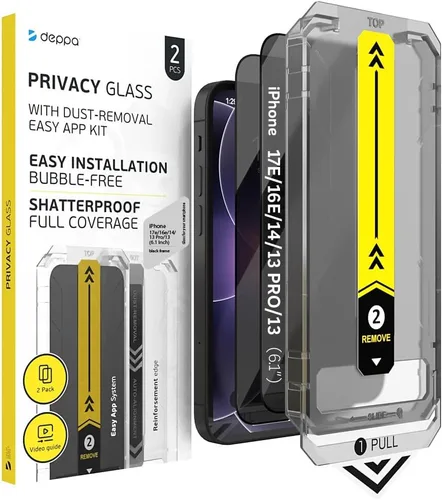 Miniatura 15 de Deppa Pack de 2 Protector de pantalla para iPhone Air (6.5") con bandeja de instalación inteligente Libre de polvo y burbujas Vidrio
