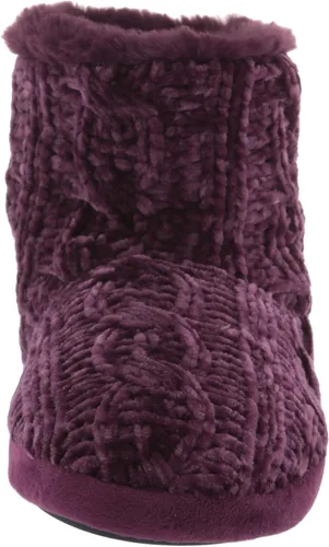 Miniatura 2 de Dearfoams Women's Leah Marled Chenille Knit Bootie Slipper