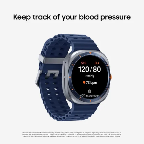 Miniatura 12 de Samsung Galaxy Watch Ultra (2025) 47mm LTE Smartwatch, Carcasa de Titanio, Entrenamiento Avanzado del Sueño, Entrenador de Carrera, Puntaje