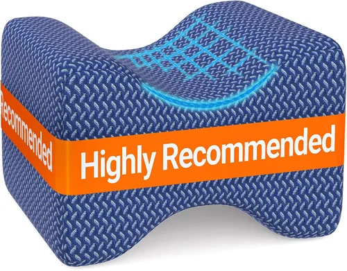 Miniatura 14 de BlissTrends Memory Foam Knee Pillow, Knee Pillow for Side Sleepers, Leg Pillows for Sleeping Blood Circulation, Elevation Pillow for Spine Aligning