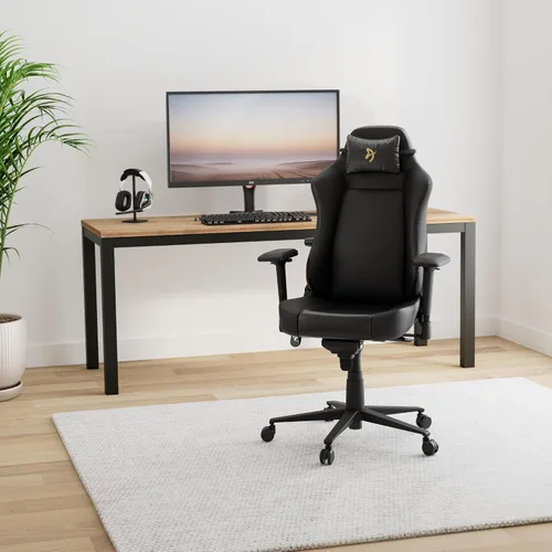 Miniatura 2 de Arozzi Primo - Silla de oficina de piel sintética de alta calidad con sillón reclinable giratorio basculante de inclinación, altura ajustable