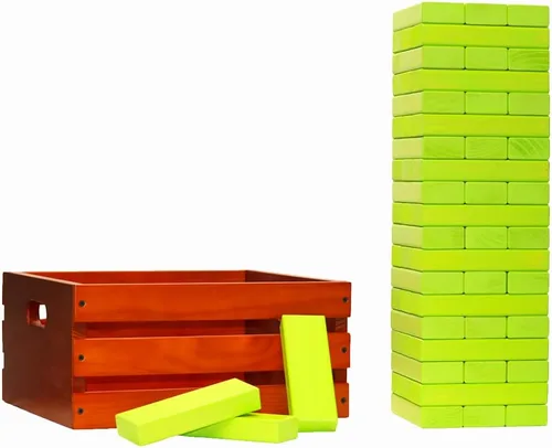 Miniatura 56 de Tailgating Pros Maderas gigantes de primera calidad con caja manchada: ¡elige los colores de tu equipo! Juego gigante para patio al aire libre