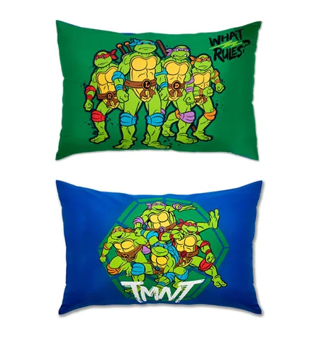 Miniatura 4 de TEENAGE MUTANT NINJA Turtles - Juego de ropa de cama infantil de 4 piezas, incluye edredón, juego de sábanas, sábana bajera, sábana superior + funda