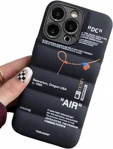Miniatura 18 de IAIYOXI Funda de Teléfono Marca Deportiva de Calzado Caliente Acolchada para iPhone 14 13 12 Mini 11 X XS Max XR 7 8 Plus Zapatillas Deportivas Negro