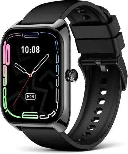 Relojes inteligentes para mujeres y hombres, rastreador inteligente de fitness (respuesta/hacer llamadas), más de 110 modos deportivos con contador