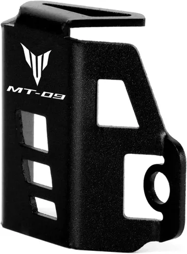 Miniatura 5 de Cubierta protectora de la tapa de aceite de la bomba del depósito del líquido de freno trasero de la motocicleta compatible con YAMAHA MT-09 Negro