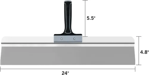 Miniatura 2 de ROLLINGDOG Cuchillo de cinta de 24 pulgadas, cuchillo de cinta para paneles de yeso, extremo roscado que se puede fijar al poste de extensión, hoja