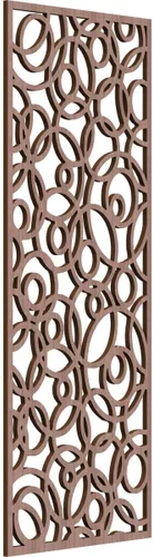 Miniatura 143 de Latrobe Paneles de pared decorativos de madera con calado, 9 3/8 pulgadas de ancho x 24 3/8 pulgadas de alto x 3/8 de alto, roble rojo rojo (Red Oak)