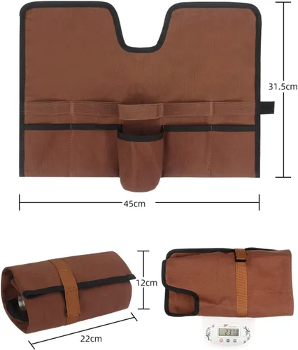 Miniatura 2 de Canvas Bartender Roll - Kit de Mixología Profesional Bolsa - Marrón