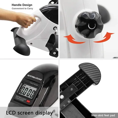 Miniatura 2 de Ejercitador de pedales de bicicleta para debajo del escritorio, portátil, ejercicio en casa, bicicleta de ejercicio, peddler de pies, terapia