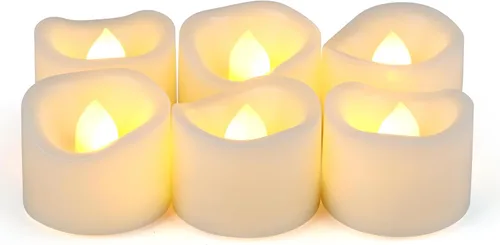 Miniatura 7 de 4 piezas de luces LED para calabaza de Halloween con temporizador y control remoto, luz naranja Jack-O-Linterna operada con pilas para decoración