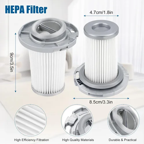 Miniatura 3 de 2 filtros HEPA de repuesto para Rowenta X-Force Flex 8.60 Tefal X-pert 6.60 TY6878 aspiradora inalámbrica Parte No.ZR009005