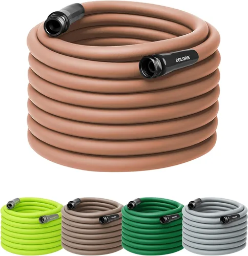 Miniatura 28 de Flexzilla - Manguera de jardín de uso general de 5/8 pulgadas x 15 pies, manguera de agua ligera para todo tipo de clima, resistente y flexible