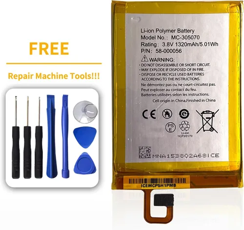 Miniatura 2 de 3.8V 5.01Wh 1320mAh MC-305070 58-000056 Replacement of Battery for E-Book,E-Reader (with 8 Pieces of Repair Tool)