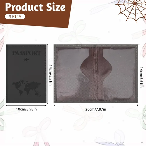 Miniatura 2 de Funda para pasaporte, funda para pasaporte, funda para pasaporte, protector de pasaporte, artículos esenciales para mujeres y hombres, accesorios