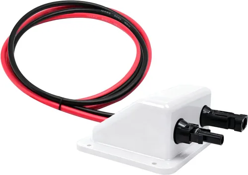 Miniatura 8 de Glándula de entrada de cable solar Slocable, carcasa de entrada de doble cable solar con cable de 10 pies 10awg, IP68 resistente a los rayos UV