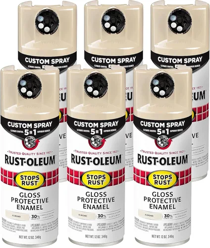 Miniatura 18 de Rust-Oleum 376855 - Pintura en aerosol antióxido personalizada 5 en 1, 12 onzas, color negro mate, (paquete de 1)