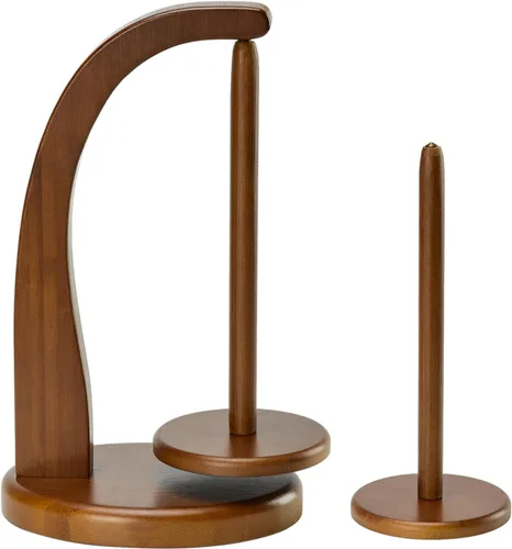 Miniatura 8 de Artowell - Soporte para hilo para tejer y hacer ganchillo, regalo de ganchillo para los amantes del tejido, hilador de hilo de madera para ganchillo
