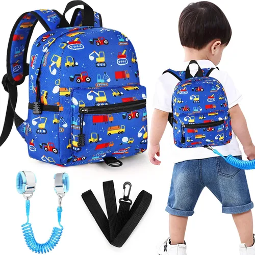 Miniatura 12 de Accmor - Mochila para niños pequeños con correa de muñeca anti-pérdida, lindo arnés para caminar para niños pequeños, mantiene a los niños cerca