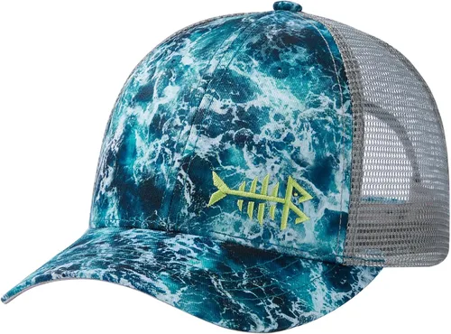 Miniatura 21 de BASSDASH Altimate Gorro de Pesca con Espalda de Malla para Hombres y Mujeres Gorra de Béisbol Camionero Ajustable