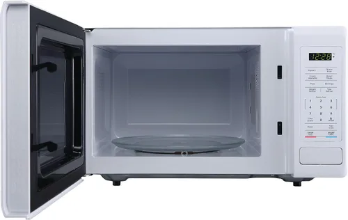 Miniatura 4 de Microondas de encimera de 900 vatios de 0.9 pies cúbicos en blanco