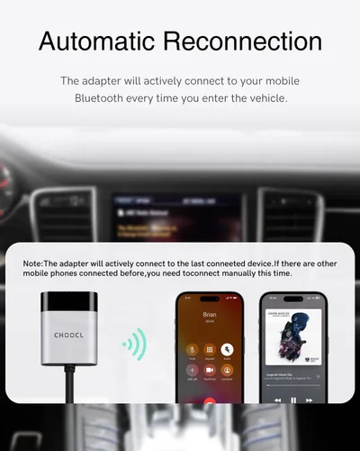 Miniatura 5 de Adaptador Bluetooth para coche con iPod+cable USB Y funciona para sistema Porsche PCM3.0, adaptador Bluetooth para música de coche con aptX de alta