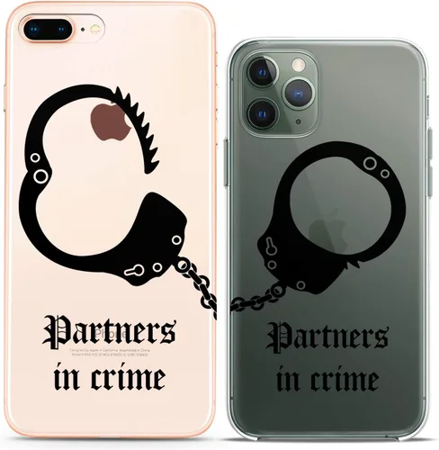 Miniatura 11 de Fundas a juego para parejas compatibles con iPhone 16 15 14 13 12 11 Pro Max Mini Xs X 6s 8 Plus 7+ Xr 10 SE 5 Bad Good Relationship Best Friend