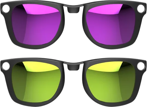 Miniatura 14 de HIBLOKS 4 clips polarizados para Ray-Ban Meta Wayfarer y Gen 2 (RW4008/RW4012 Grande 53-22), clip de decoloración para Meta Wayfarer Gen 2 Protege