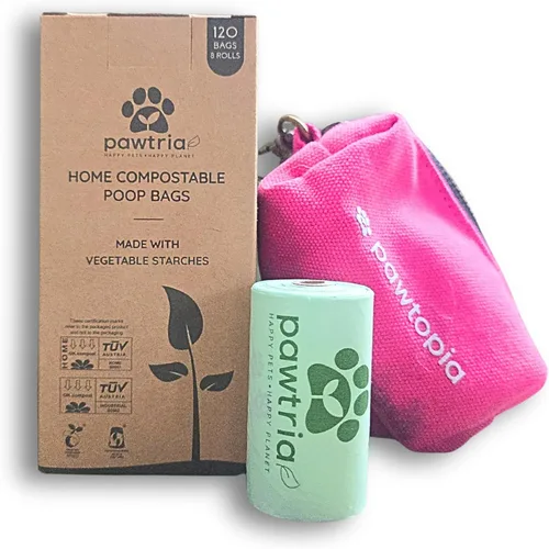 Miniatura 8 de Pawtria Certified Home - Bolsas compostables para excrementos de perro (120), bolsas para excrementos de perros, arena para gatos, almidones