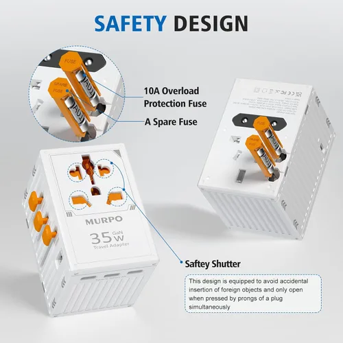 Miniatura 5 de Adaptadores de viaje (blanco-35W)