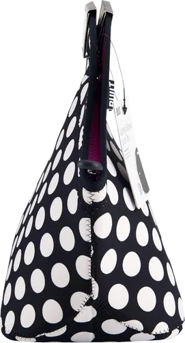 Miniatura 4 de BUILT Gourmet Getaway Bolsa Tote de Almuerzo de Neopreno Suave - Ligera, Aislada y Reutilizable, Talla Única, Big Dot Negro y Blanco