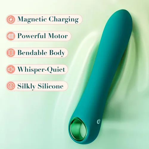 Miniatura 7 de Tuitionua - Consolador vibrador para punto G, con 10 modos de vibración, potente masajeador de silicona suave para la vagina, clítoris y 2-Verde