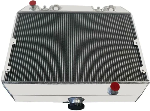 Radiador de aluminio de 4 filas para Nissan Datsun 280Z 2.8L L6 1975-1978 1976 1977 Radiador de flujo descendente de aluminio completo