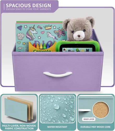 Miniatura 5 de Sorbus Cómoda para niños con 9 cajones - Unidad de almacenamiento organizadora cofre para ropa - Dormitorio, habitación de los niños, guardería