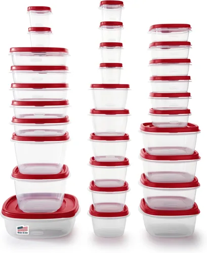 Miniatura 14 de Rubbermaid Contenedores de almacenamiento de alimentos de 42 piezas con tapas