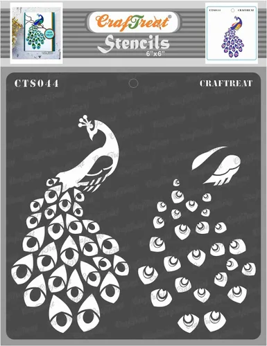 Miniatura 11 de CrafTreat Plantillas para álbumes de recortes, plantillas de mariposa en capas para pintar sobre madera, paredes, muebles, tela y lienzo, diseño