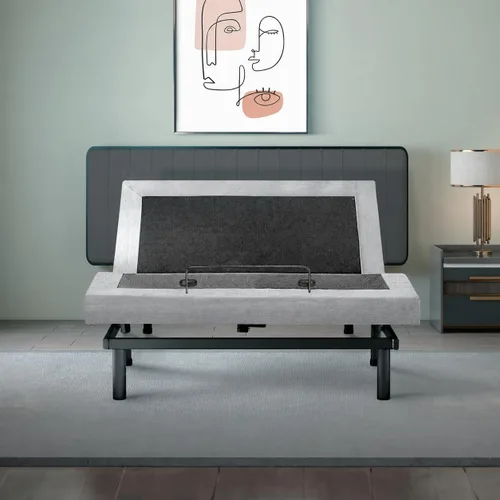 Miniatura 2 de Irvine Home Collection Base de cama ajustable de tamaño individual XL, características cargadas, gravedad cero, sin ronquidos, posiciones de memoria
