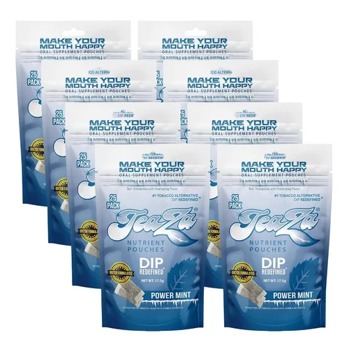 Miniatura 14 de Teaza Bolsas energéticas a base de hierbas, para masticar tabaco, alternativa sin nicotina, sin humo, tabaco alternativo y inmersión saludable