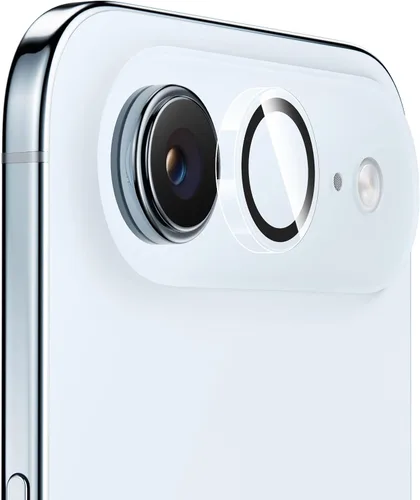 Miniatura 15 de UARMOR - Protector de lente de cámara compatible con iPhone 17, 16 y 16 Plus: vidrio templado 9H y cubierta de aluminio, transparente HD, kit