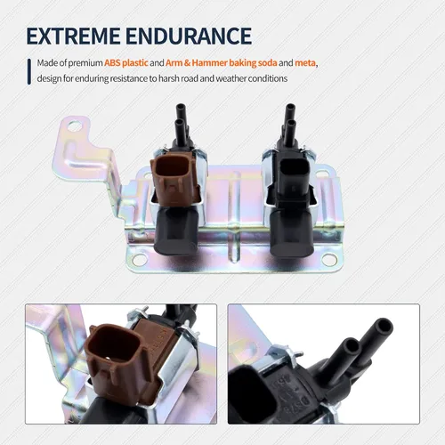 Miniatura 3 de Hisport 4M5G-9A500 Válvula solenoide de conducto de vacío colector de admisión compatible con Maz-da 3 5 6 CX-7 K5T46597 Reemplaza K5T81777 K5T46597