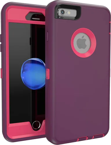Miniatura 9 de MXX Funda para iPhone 6S/iPhone 6, resistente protección de policarbonato TPU de alta calidad, cubierta híbrida para parachoques, con protector