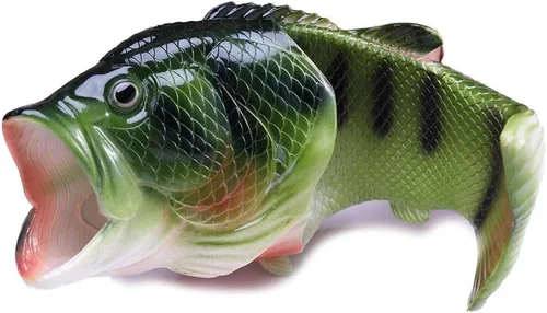 Miniatura 3 de Pantuflas unisex de pescado, sandalias de lubina, pantuflas de animales y peces