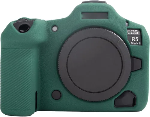 Miniatura 11 de MUZIRI KINOKOO Funda de silicona compatible con cámara digital Canon EOS R5 Mark II, goma blanda EOS R5 Mark II/EOS R5 II, funda protectora