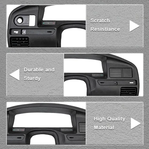 Miniatura 3 de PIT66 Cubierta de bisel para panel de salpicadero, compatible con Ford F150 F250 F350 1992-1997 cubierta de tablero