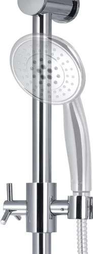 Miniatura 5 de PULSE ShowerSpas 1010-CH Barra deslizante ajustable para ducha de mano con cesta de alambre jabonera, cromo pulido
