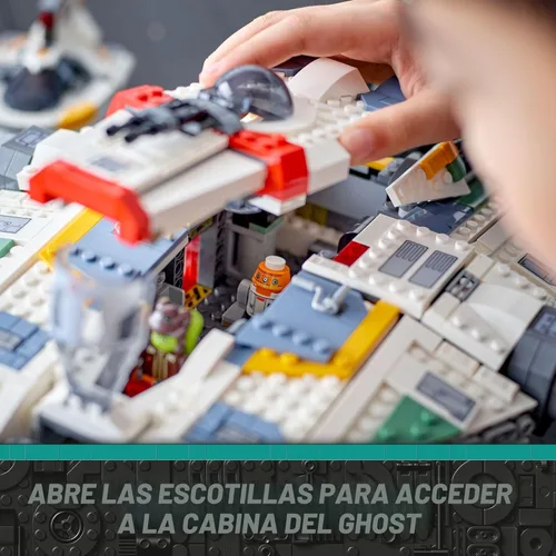 Miniatura 4 de LEGO Star Wars Ahsoka Ghost and Phantom II - Juguete de nave espacial Star Wars para niños, niños y niñas, a partir de 10 años, regalos