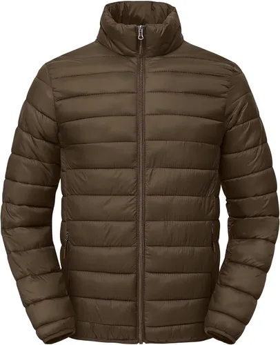 Miniatura 11 de Abrigos de invierno para hombre, térmicos, ligeros, acolchados, impermeables, cálidos, con bolsillos con cremallera